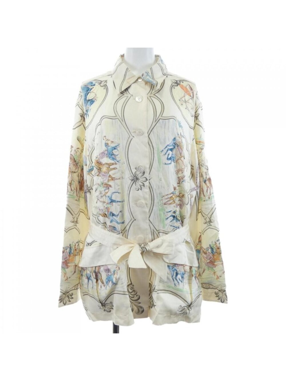 Hermes Vintage les Chevaux Des Moghols Twillaine Jacket